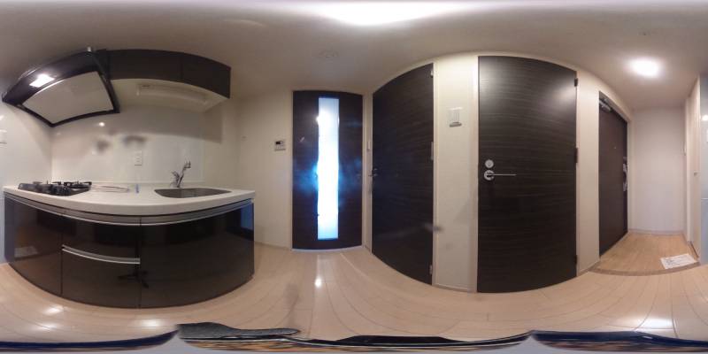 パノラマ画像キッチン