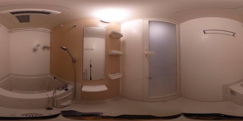 パノラマ画像バスルーム