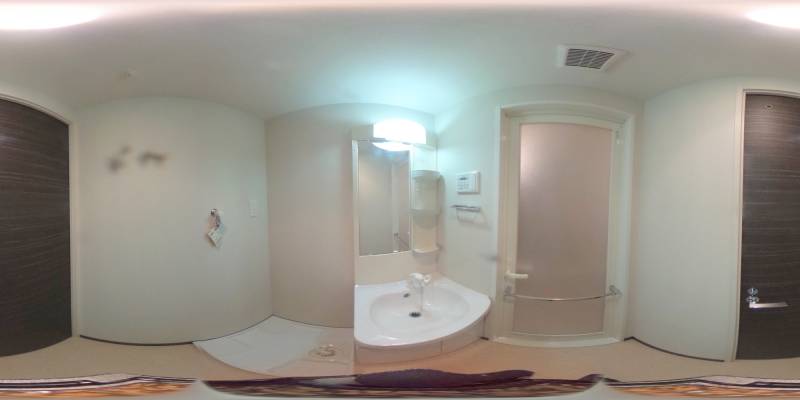 パノラマ画像洗面所