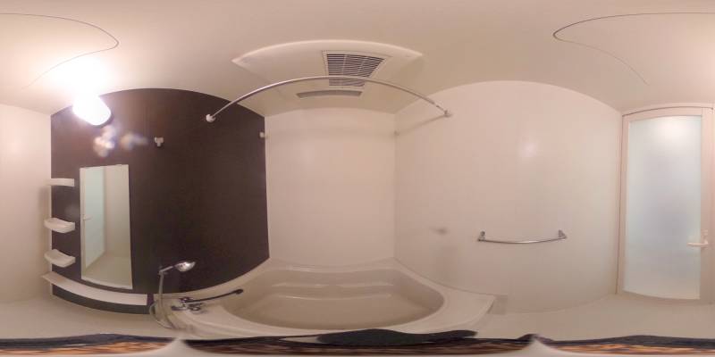 パノラマ画像バスルーム