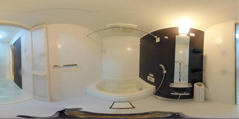 パノラマ画像バスルーム