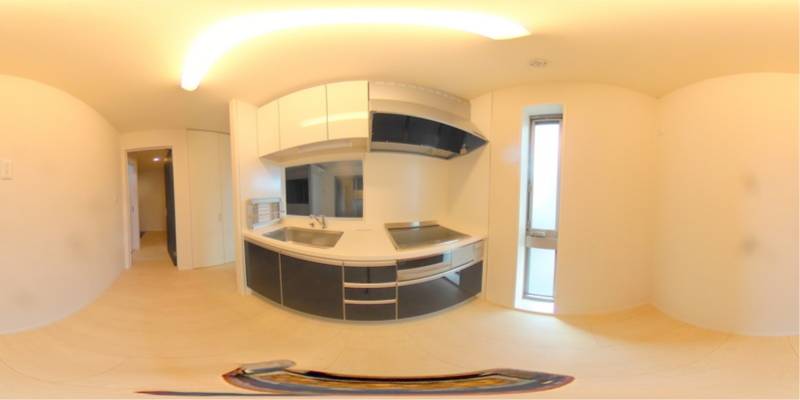 パノラマ画像キッチン