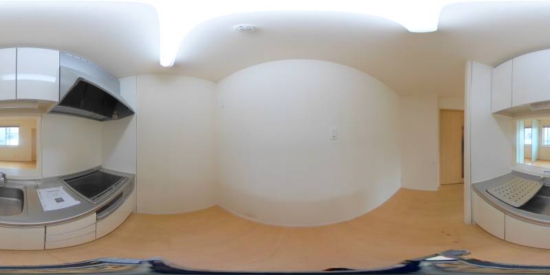 パノラマ画像キッチン