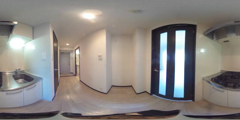 パノラマ画像キッチン