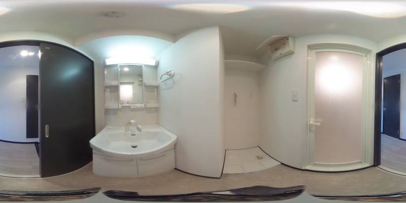 パノラマ画像洗面所