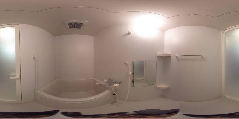 パノラマ画像バスルーム