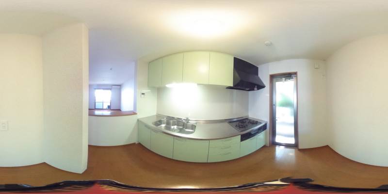 パノラマ画像キッチン