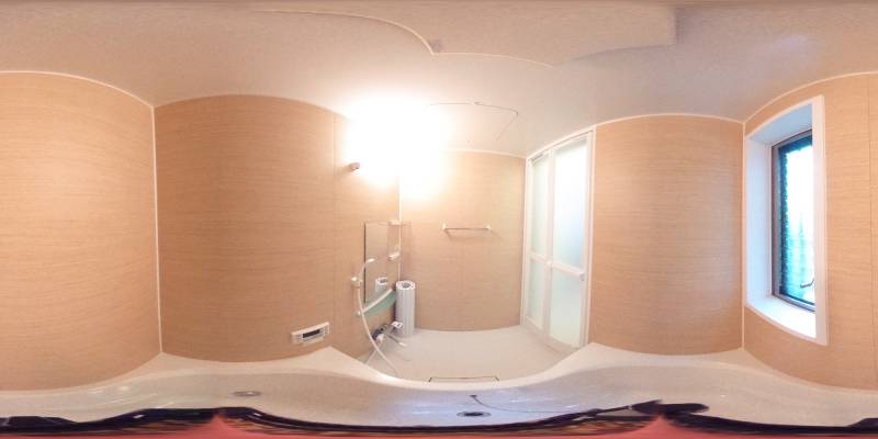 パノラマ画像バスルーム