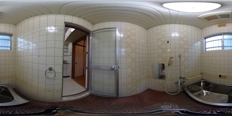 パノラマ画像バスルーム