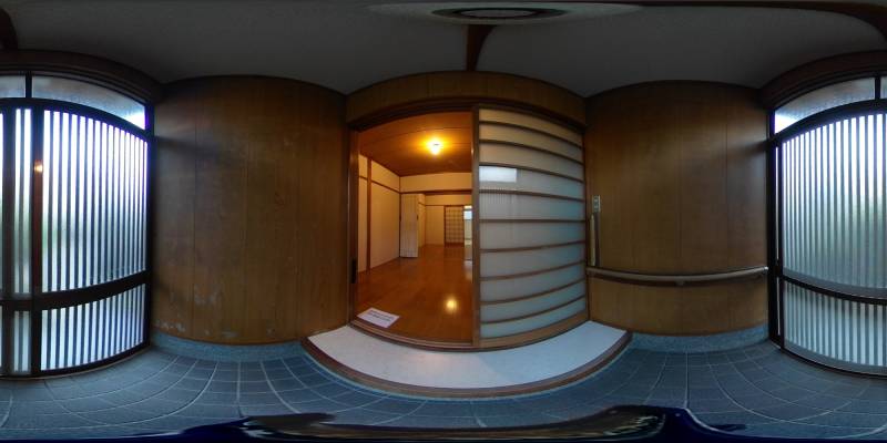 パノラマ画像玄関