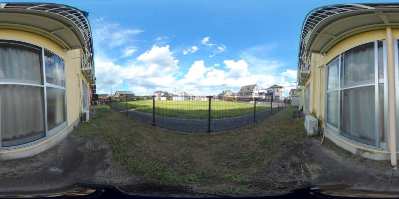 パノラマ画像バルコニー