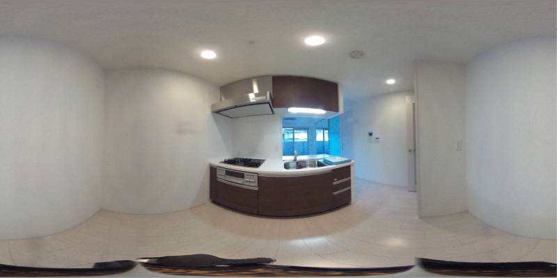 パノラマ画像キッチン