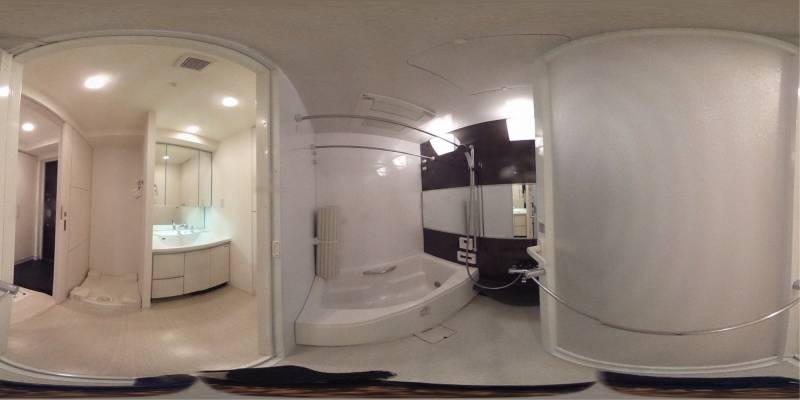 パノラマ画像バスルーム