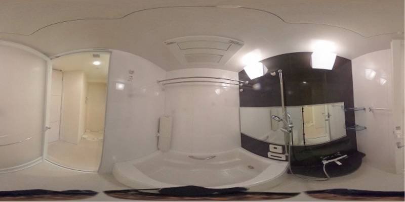 パノラマ画像バスルーム