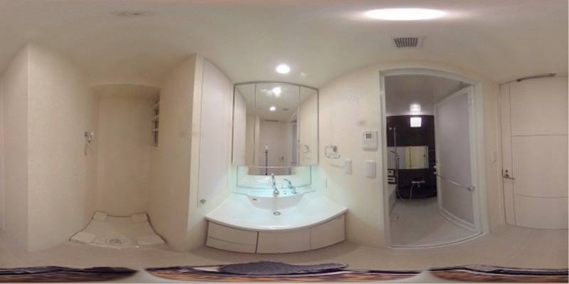 パノラマ画像洗面所