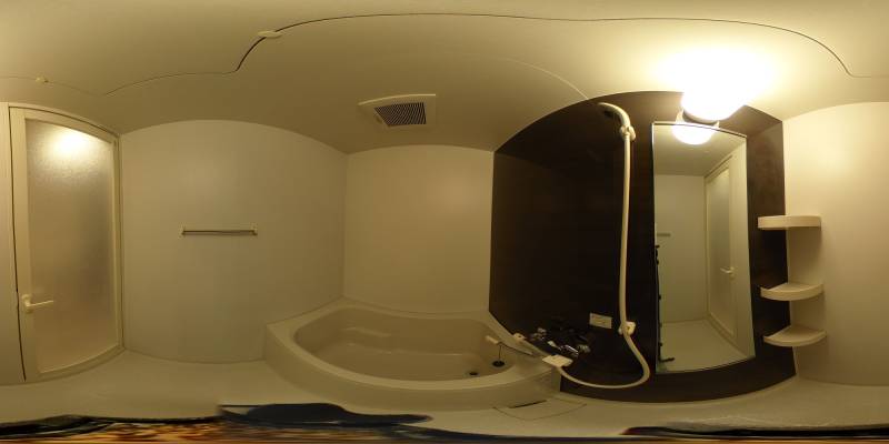 パノラマ画像バスルーム