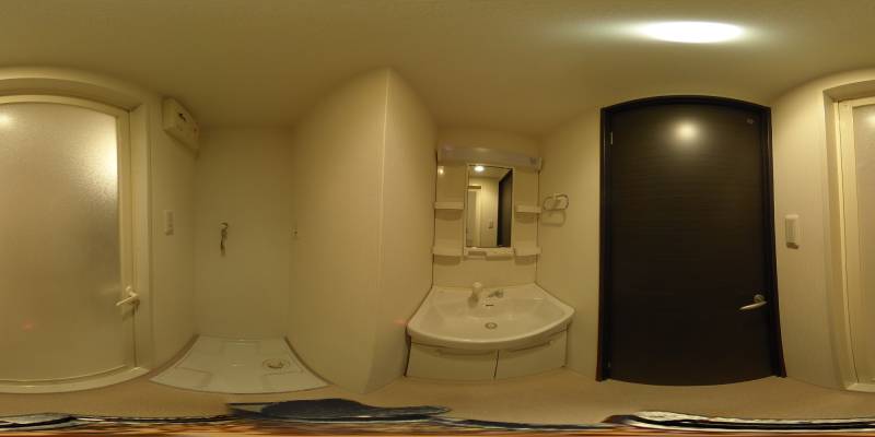 パノラマ画像洗面所