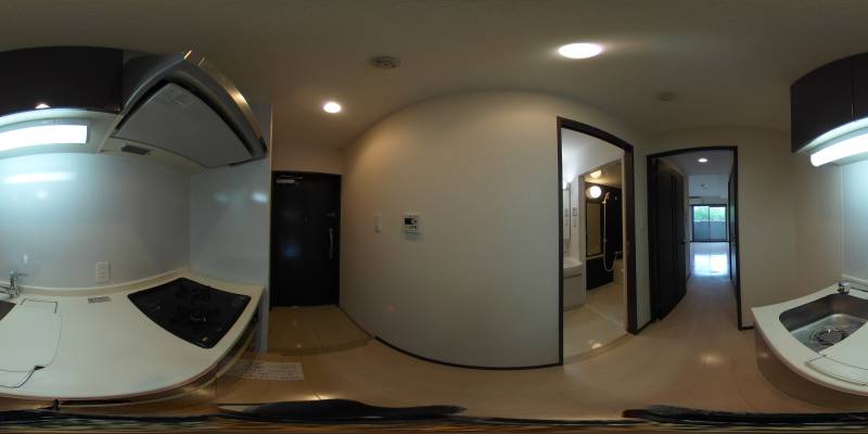 パノラマ画像キッチン