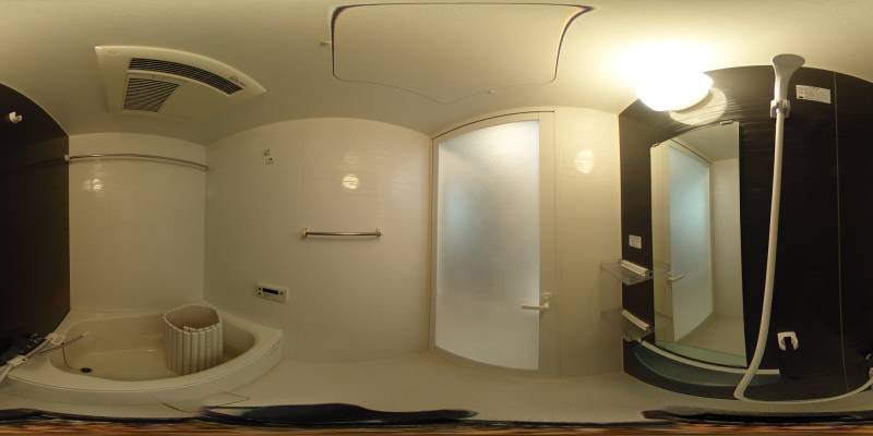 パノラマ画像バスルーム