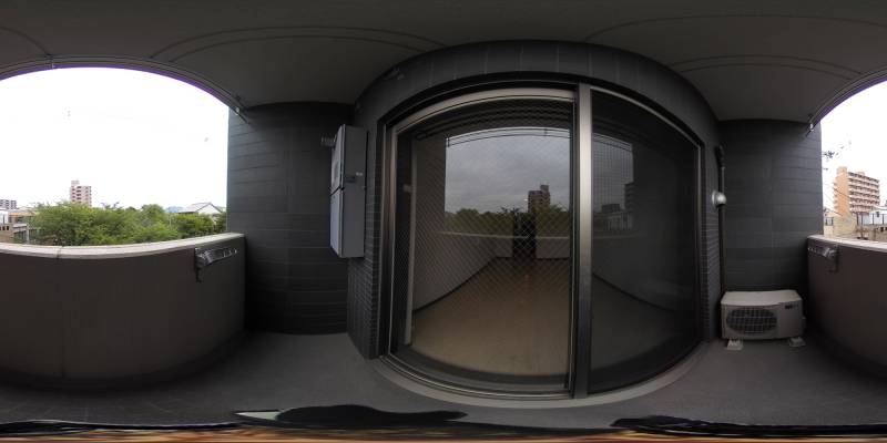 パノラマ画像バルコニー