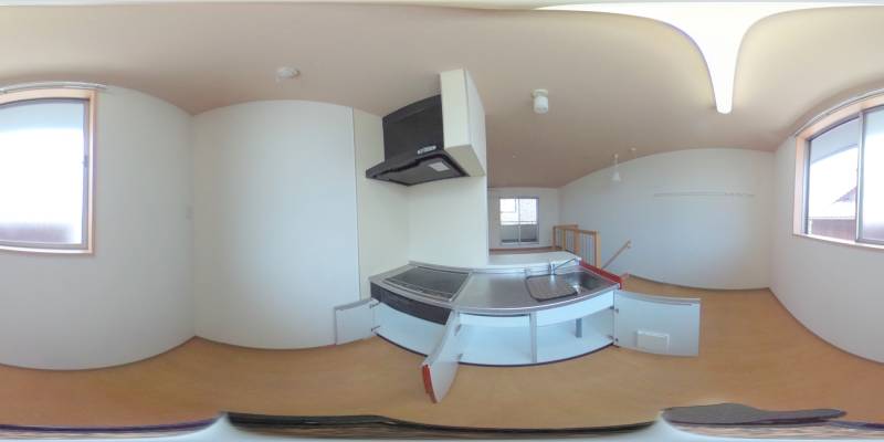 パノラマ画像キッチン