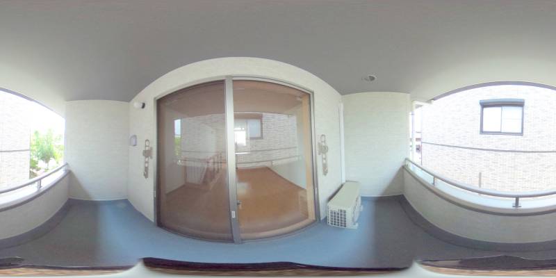 パノラマ画像バルコニー