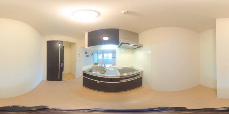 パノラマ画像キッチン