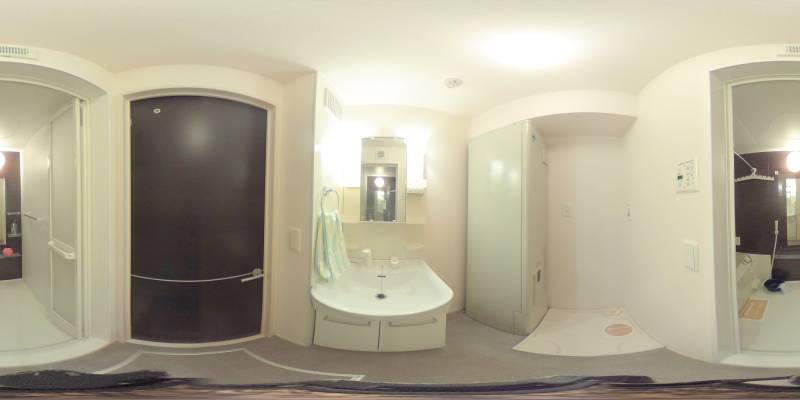 パノラマ画像洗面所