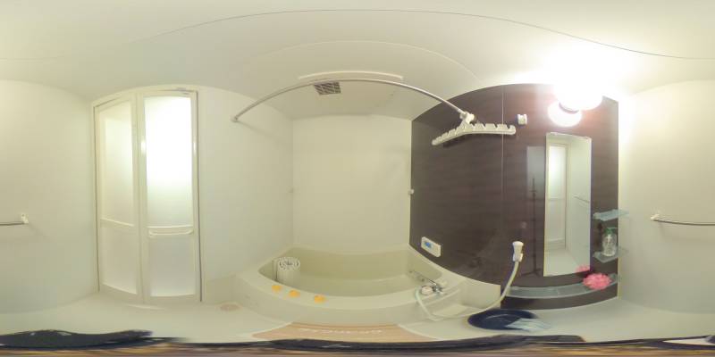 パノラマ画像バスルーム