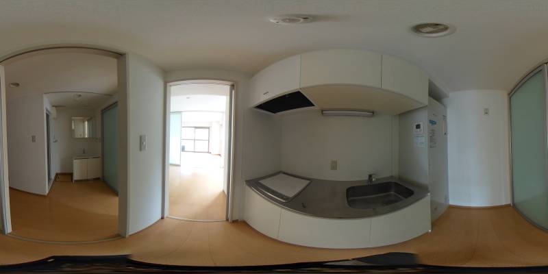 パノラマ画像キッチン