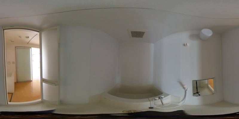 パノラマ画像バスルーム