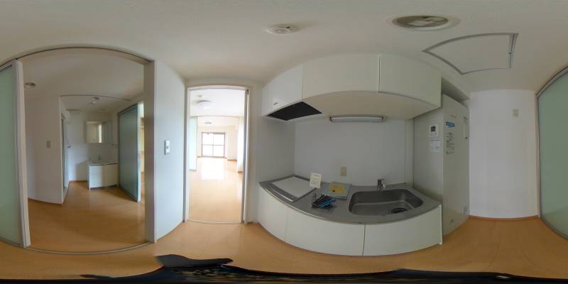 パノラマ画像キッチン