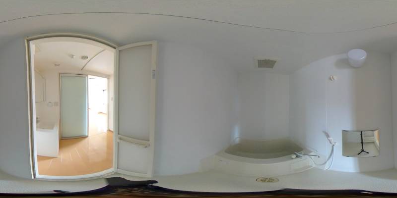 パノラマ画像バスルーム