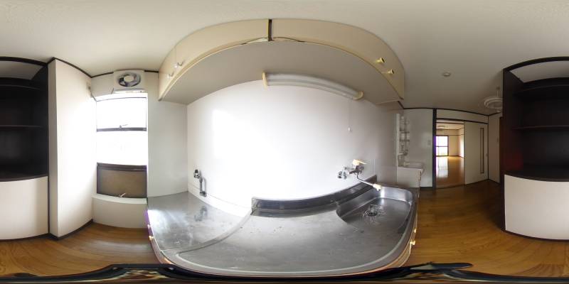 パノラマ画像キッチン