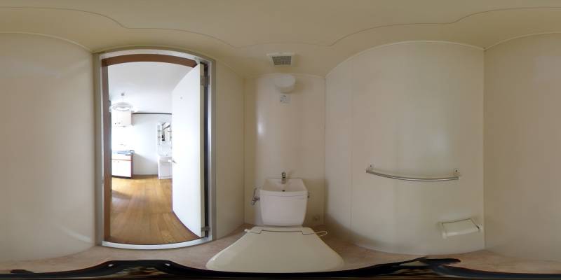 パノラマ画像トイレ