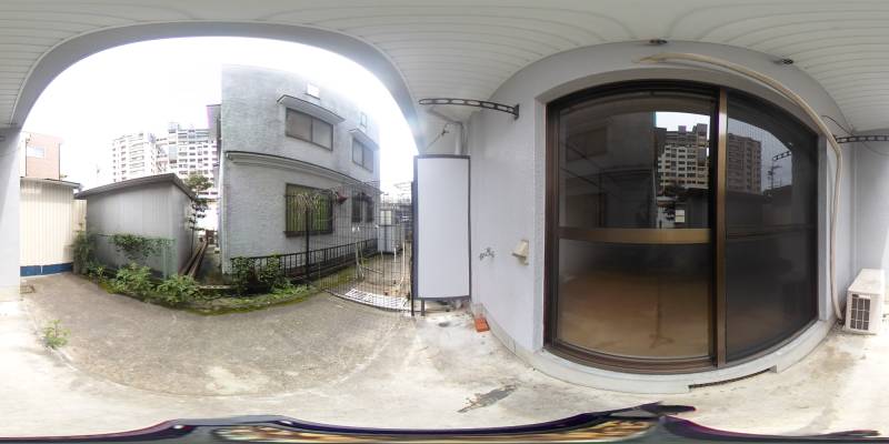 パノラマ画像バルコニー