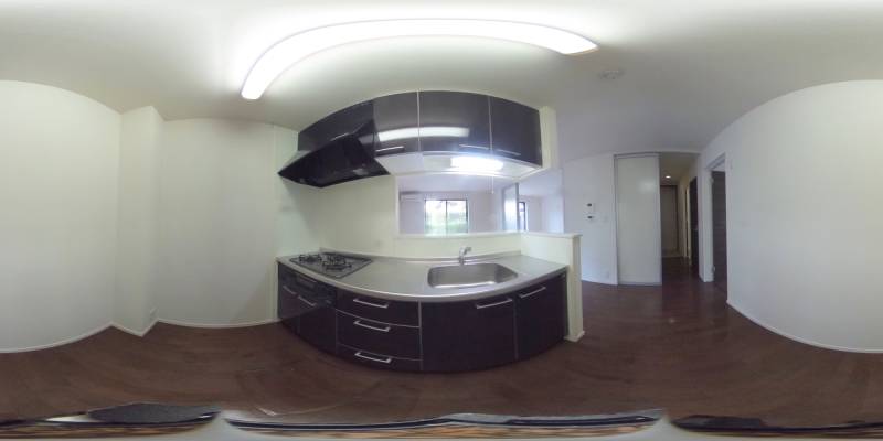 パノラマ画像キッチン