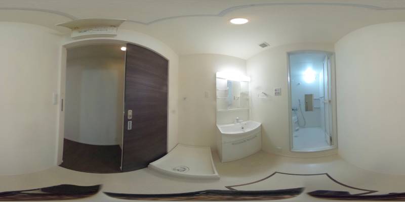 パノラマ画像洗面所