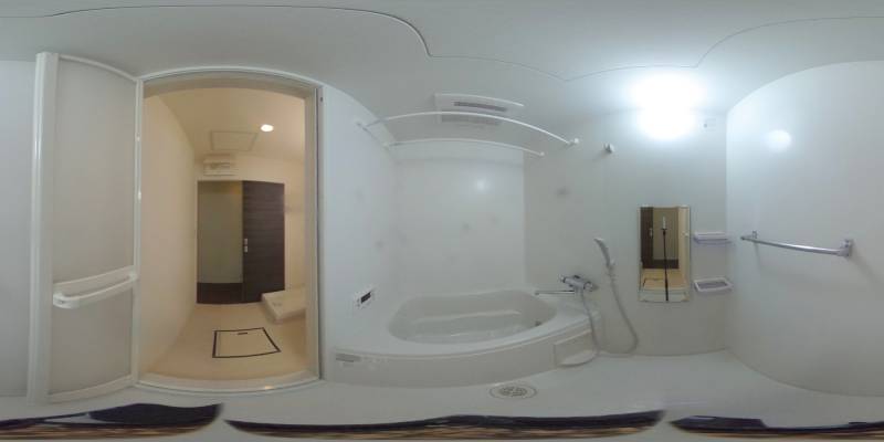 パノラマ画像バスルーム