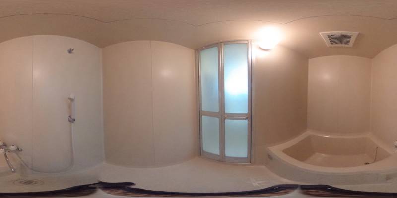 パノラマ画像バスルーム