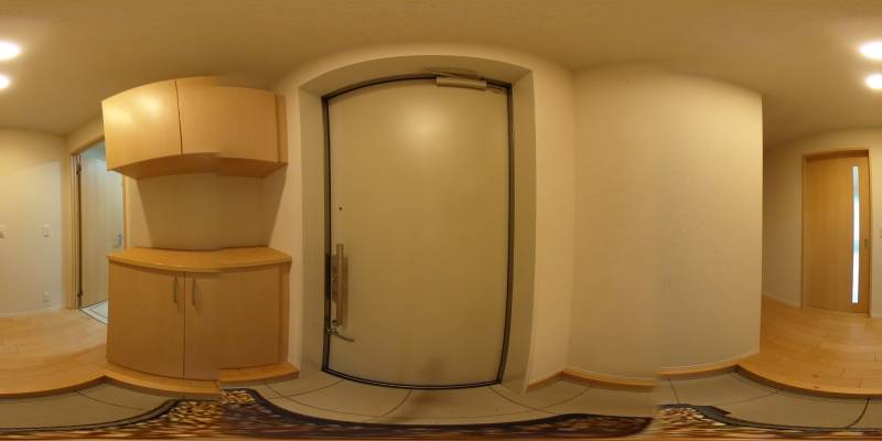 パノラマ画像玄関