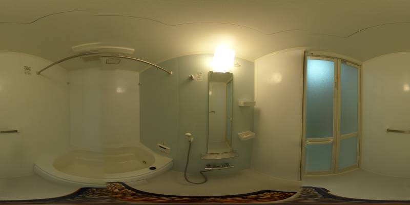 パノラマ画像バスルーム