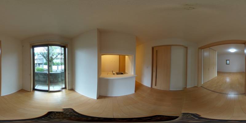 パノラマ画像リビング