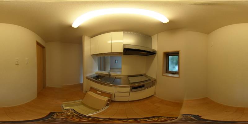 パノラマ画像キッチン