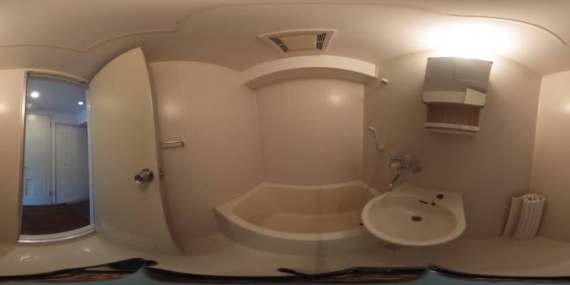 パノラマ画像バスルーム