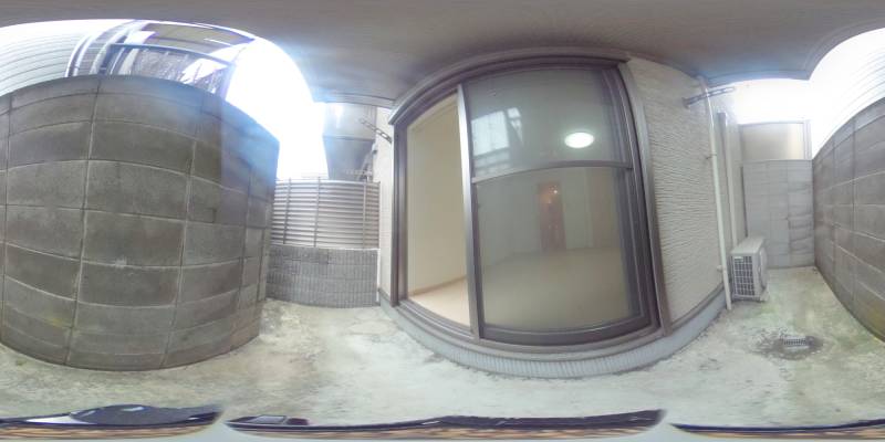 パノラマ画像バルコニー