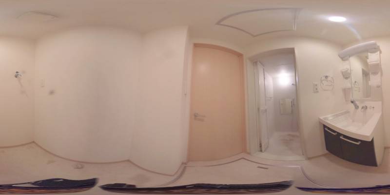 パノラマ画像洗面所