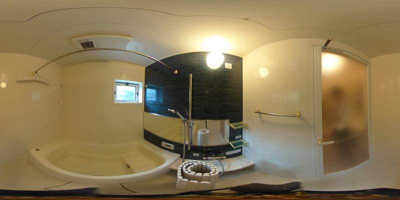 パノラマ画像バスルーム