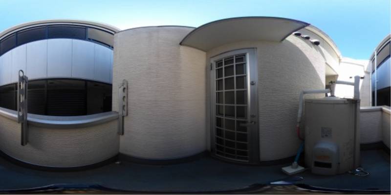 パノラマ画像バルコニー