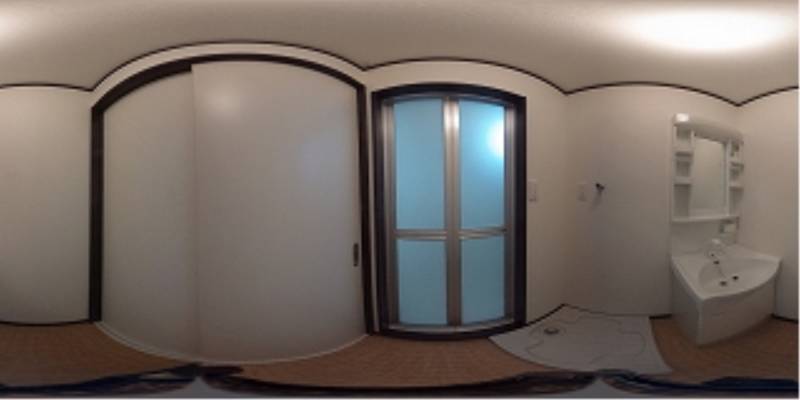 パノラマ画像洗面所